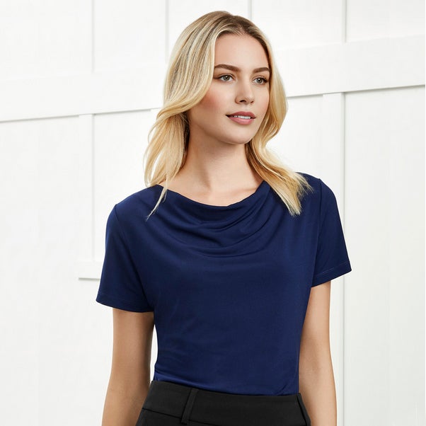 Ladies Ava Drape Knit Top