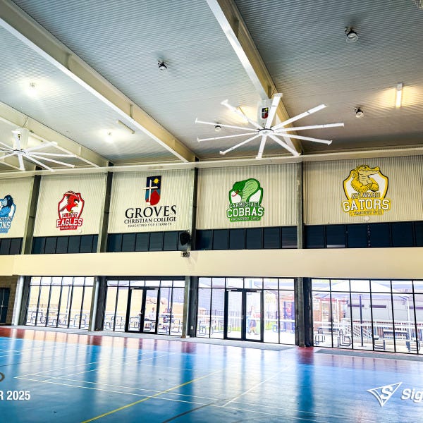 3D Logos and Branding Signs for Groves Christian College School