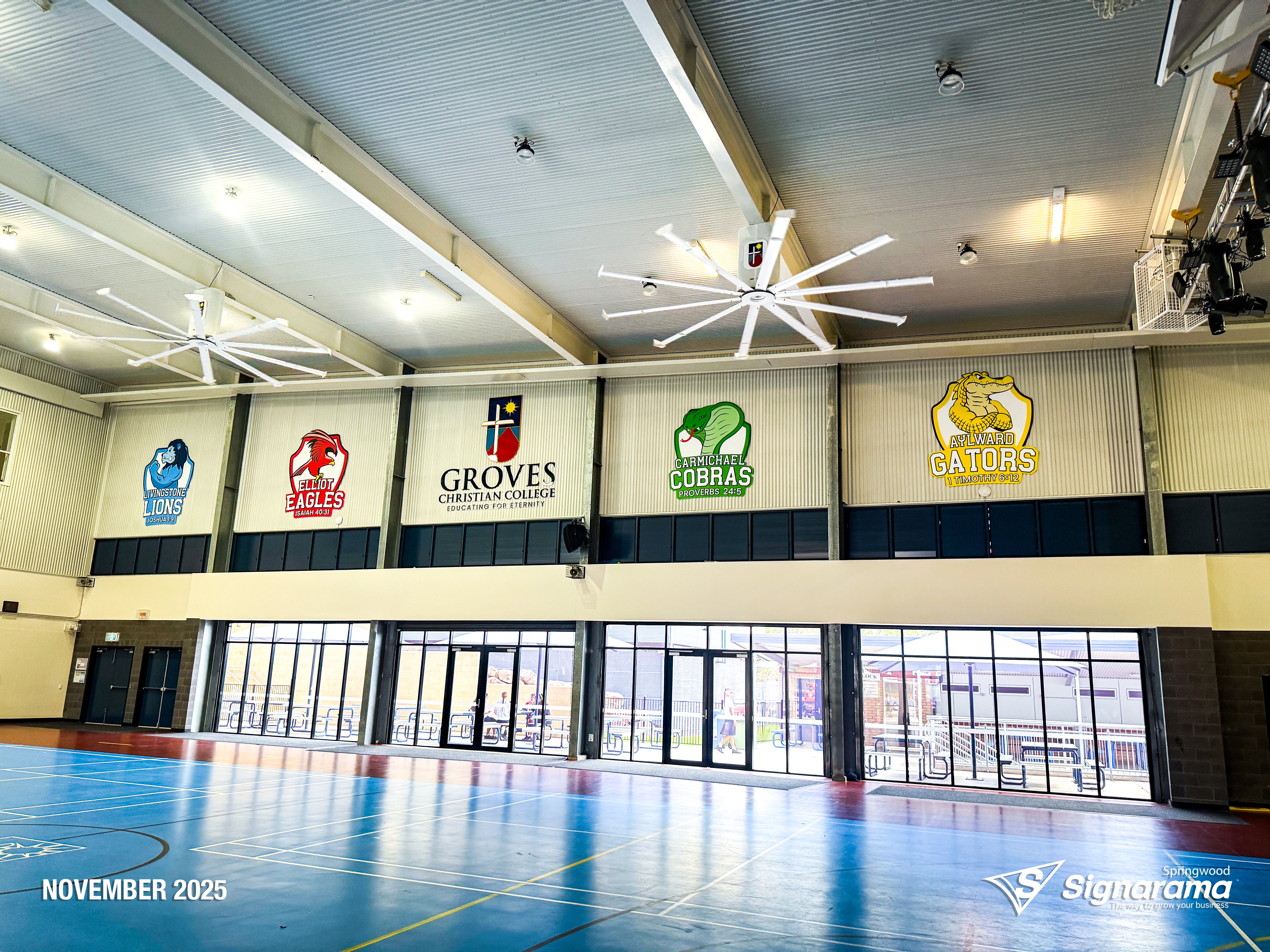 3D Logos and Branding Signs for Groves Christian College School