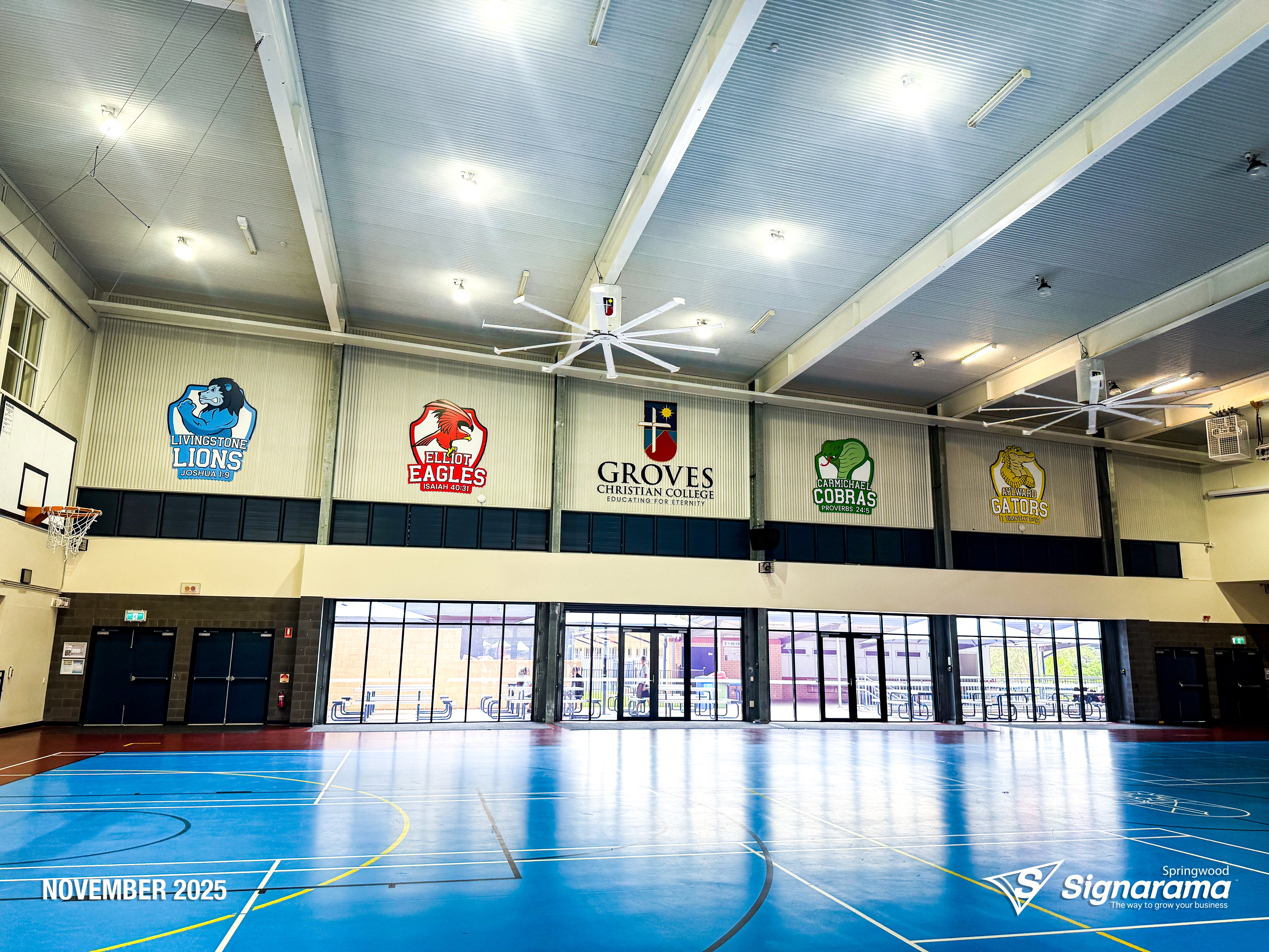3D Logos and Branding Signs for Groves Christian College School