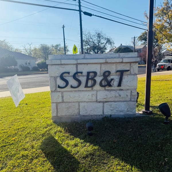 SSB&T_Monument Sign 2