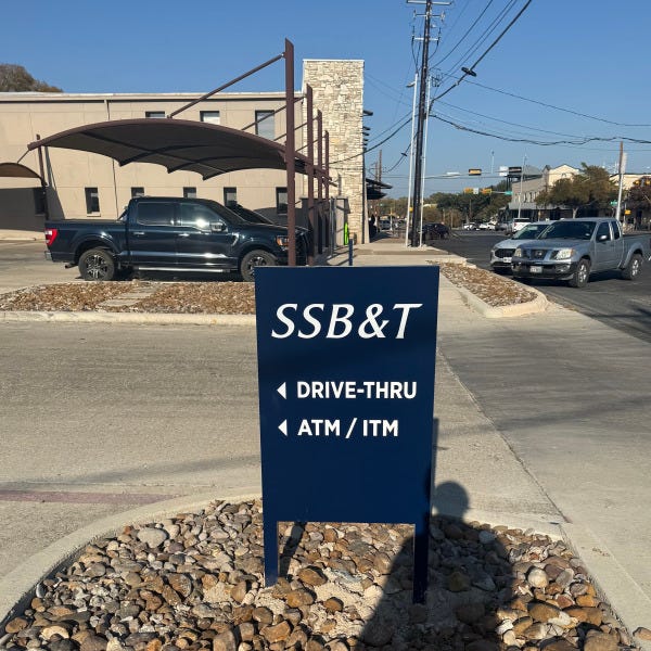 SSB&T_Drive Thru_ATM Signs