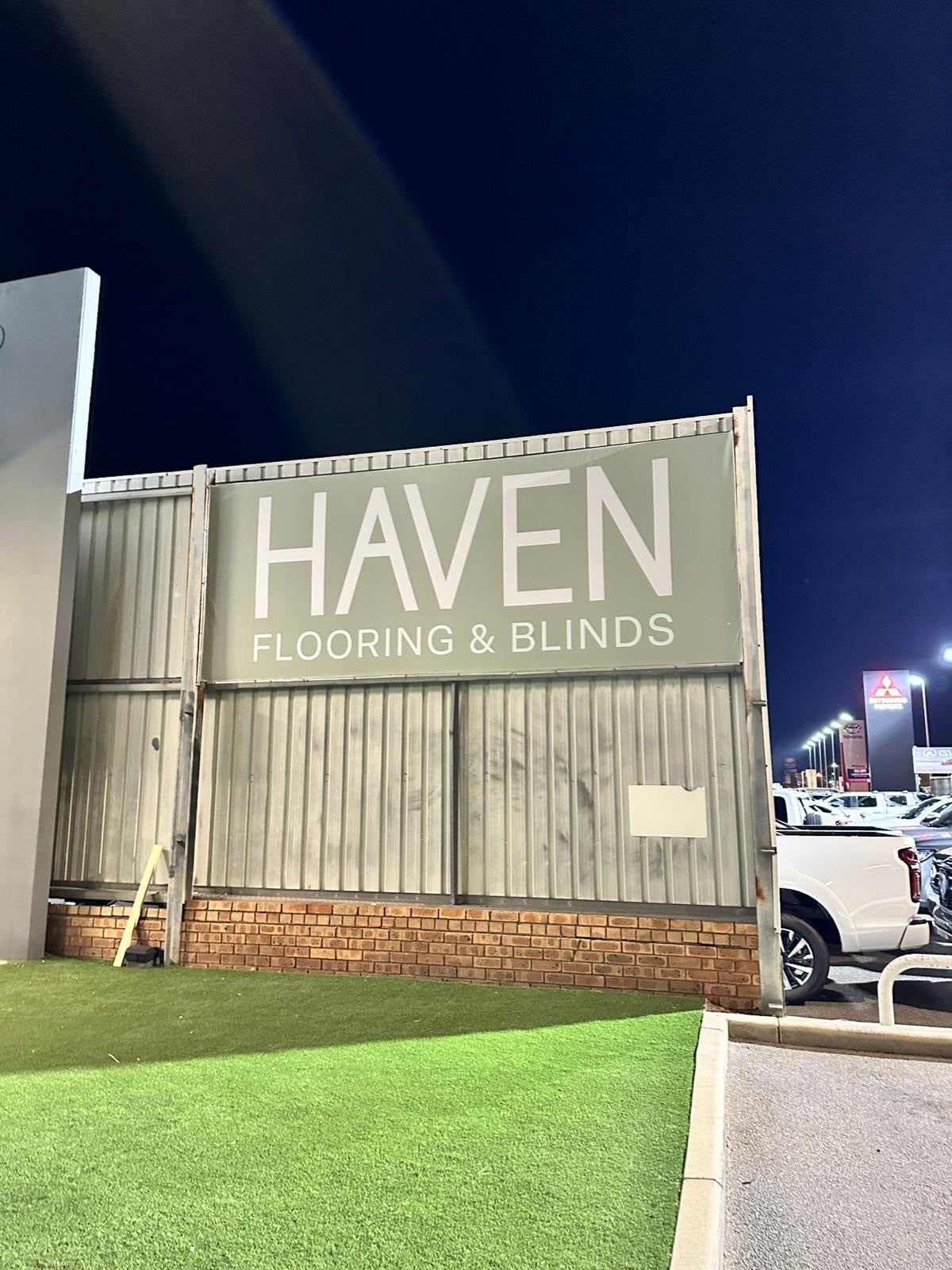 Haven Flooring & Blinds Midland: Another Successful Signage Project Completed