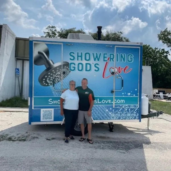 showering gods love