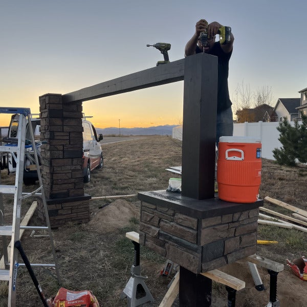 Dual Community Entrance Monuments Completed for The Ridge at Harmony