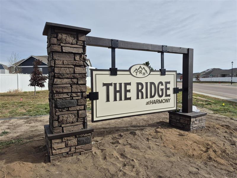 Dual Community Entrance Monuments Completed for The Ridge at Harmony