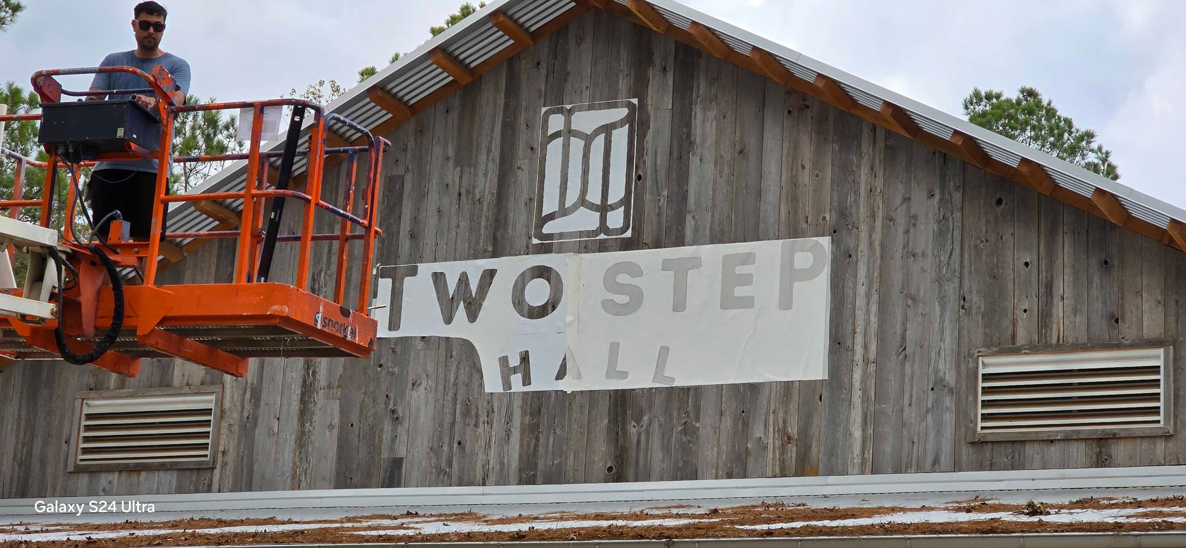 Rustic Stencil Painting