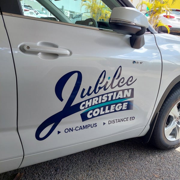 Vehicle Graphics for Jubilee Christian College