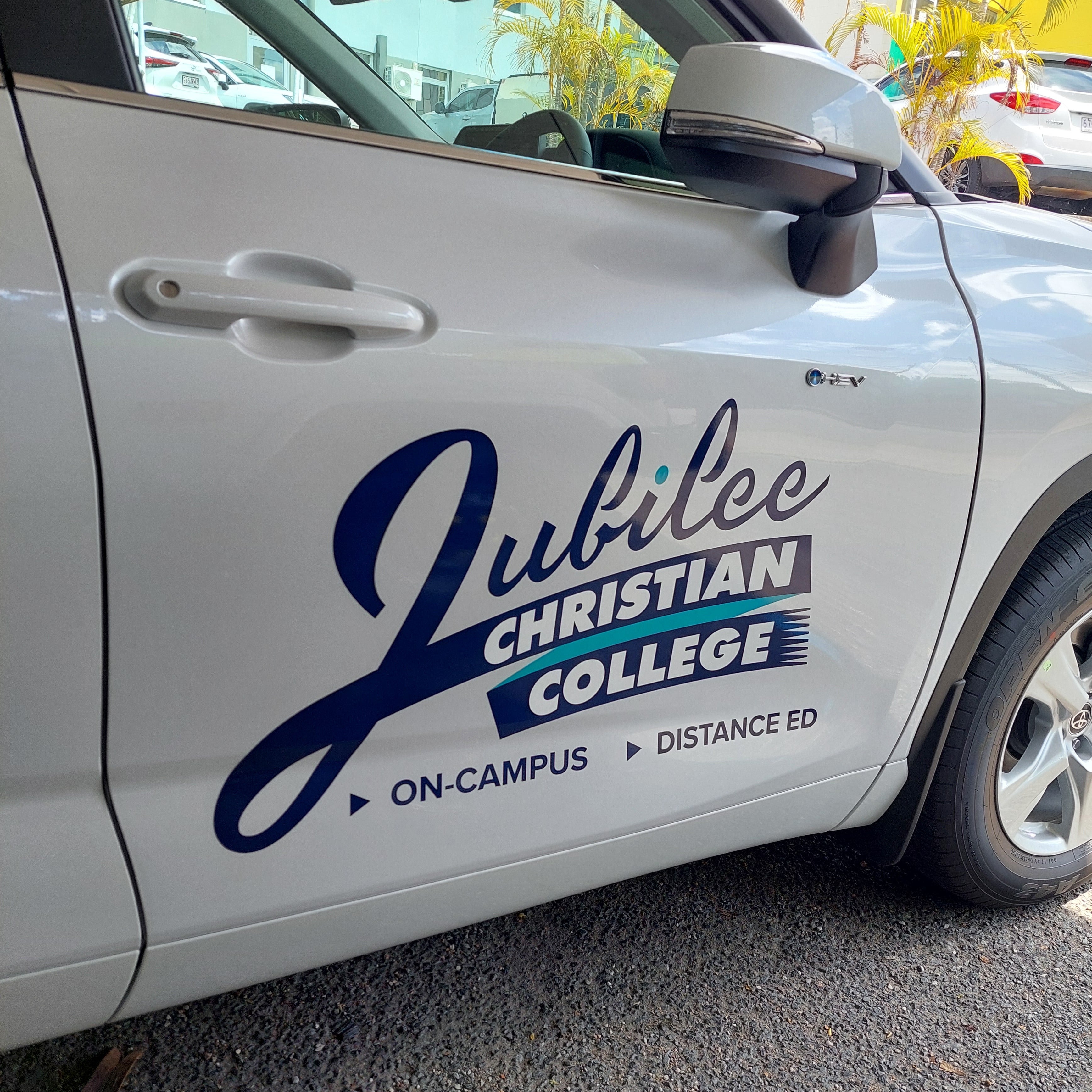 Vehicle Graphics for Jubilee Christian College