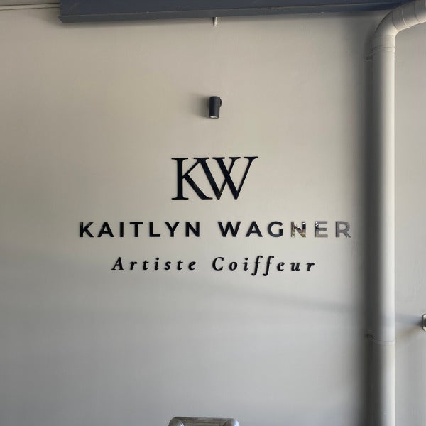 Refined Salon Signage for Kaitlyn Wagner Artiste Coiffeur