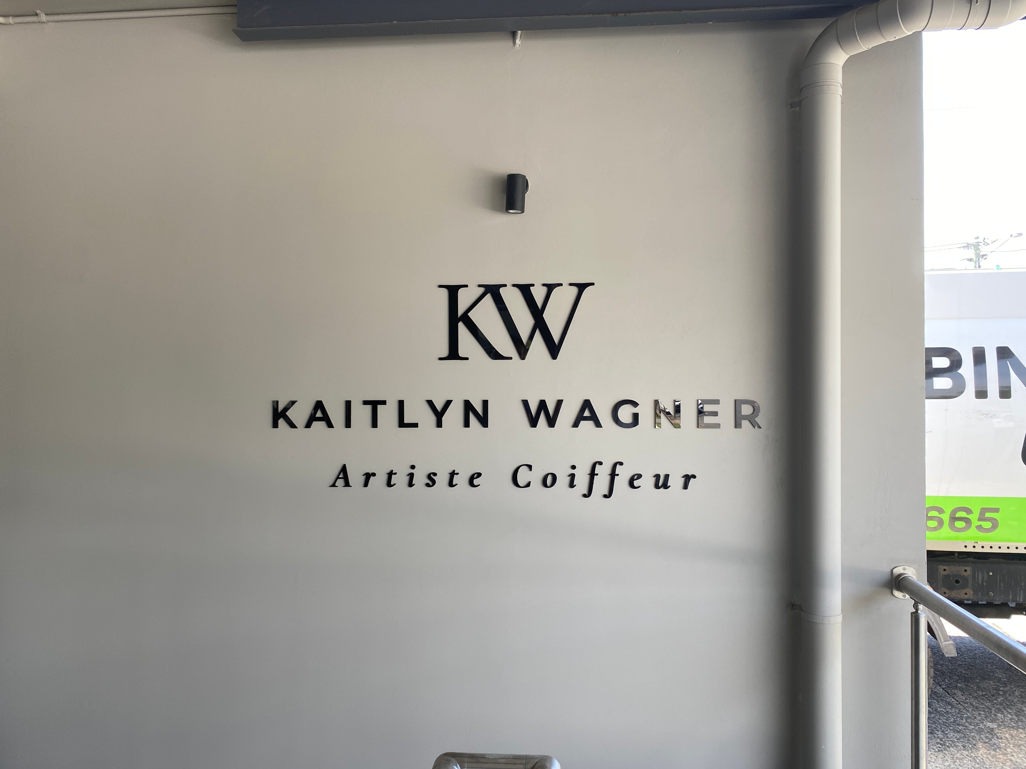 Refined Salon Signage for Kaitlyn Wagner Artiste Coiffeur