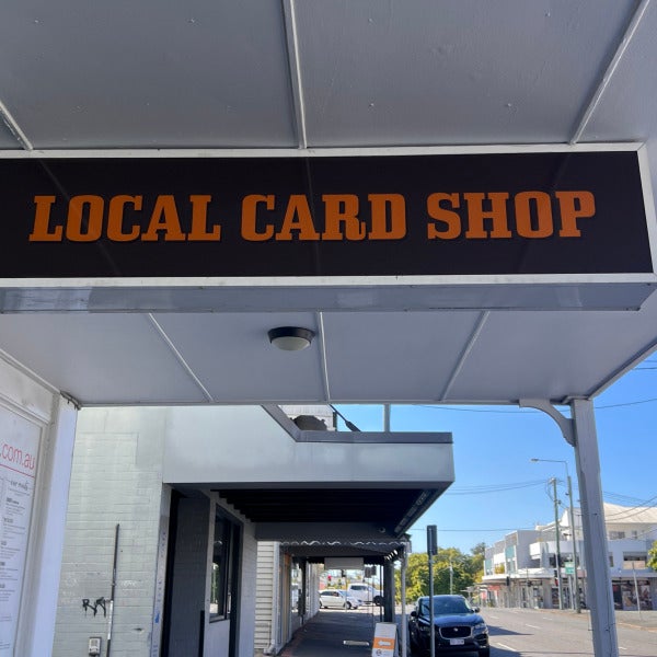 Illuminated Lightbox Signage for Local Card Shop