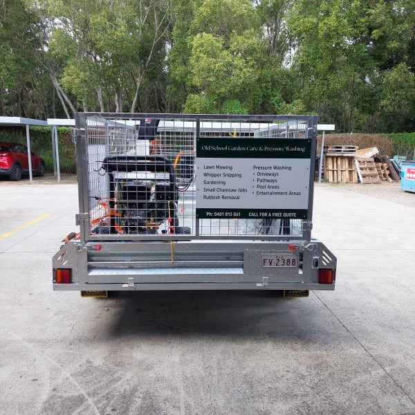 ACM Trailer Signage for Old School Garden Care
