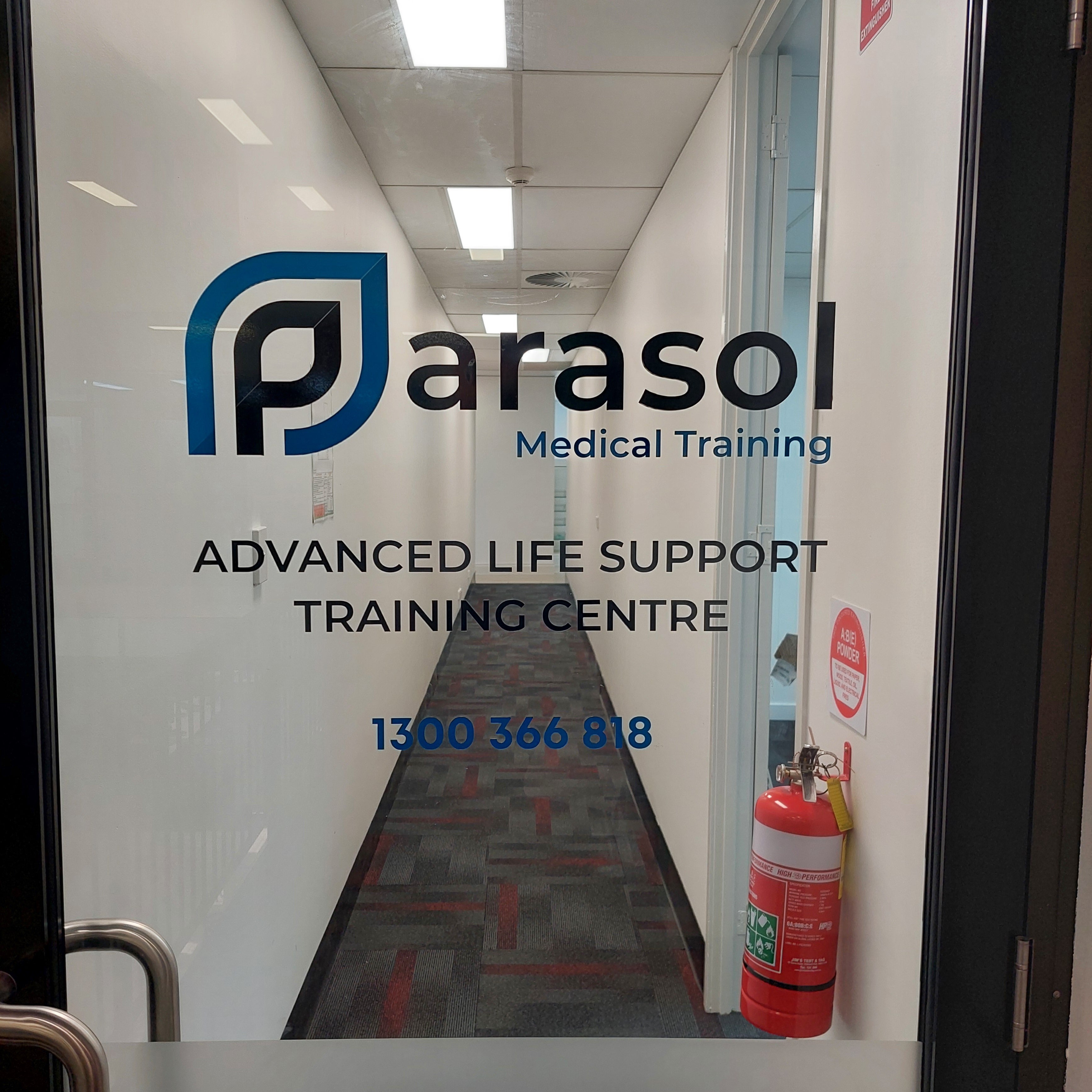 Professional Office Signage for Parasol Medical Training