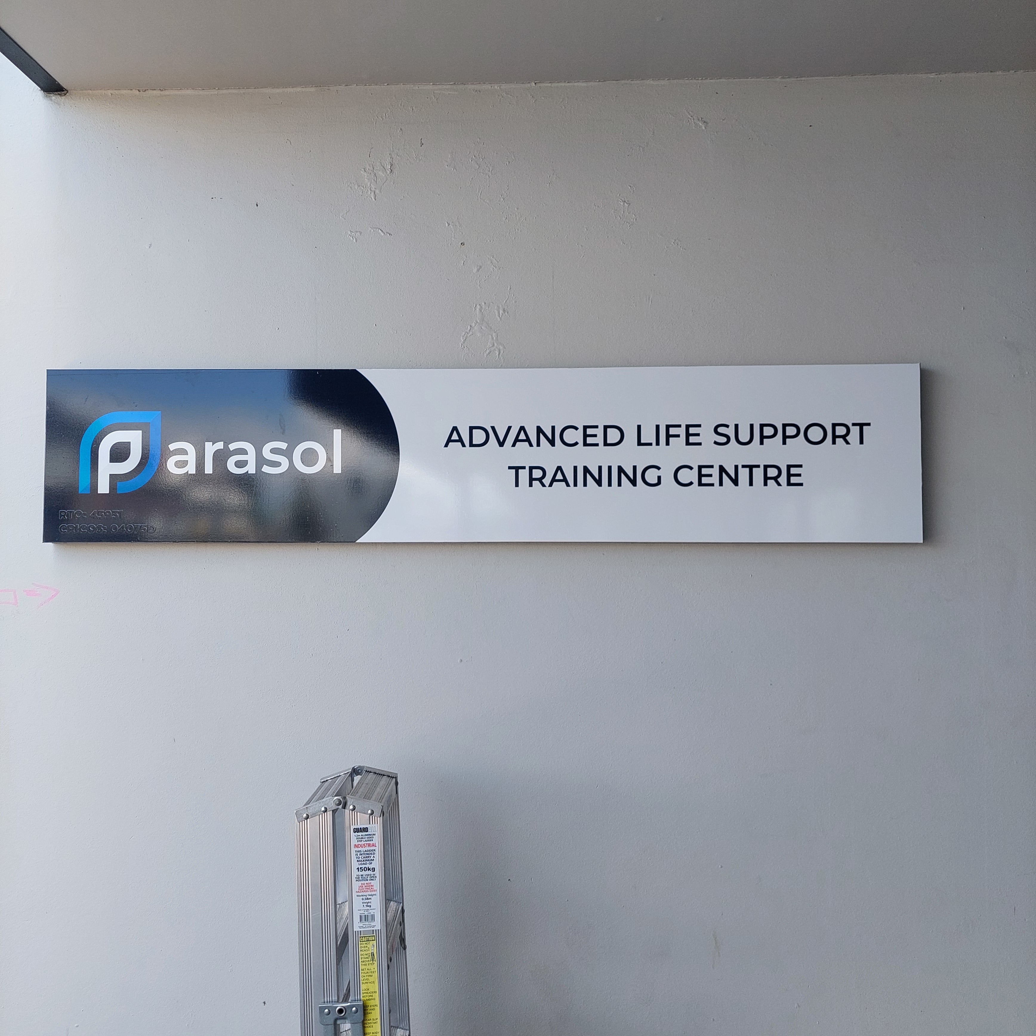Professional Office Signage for Parasol Medical Training