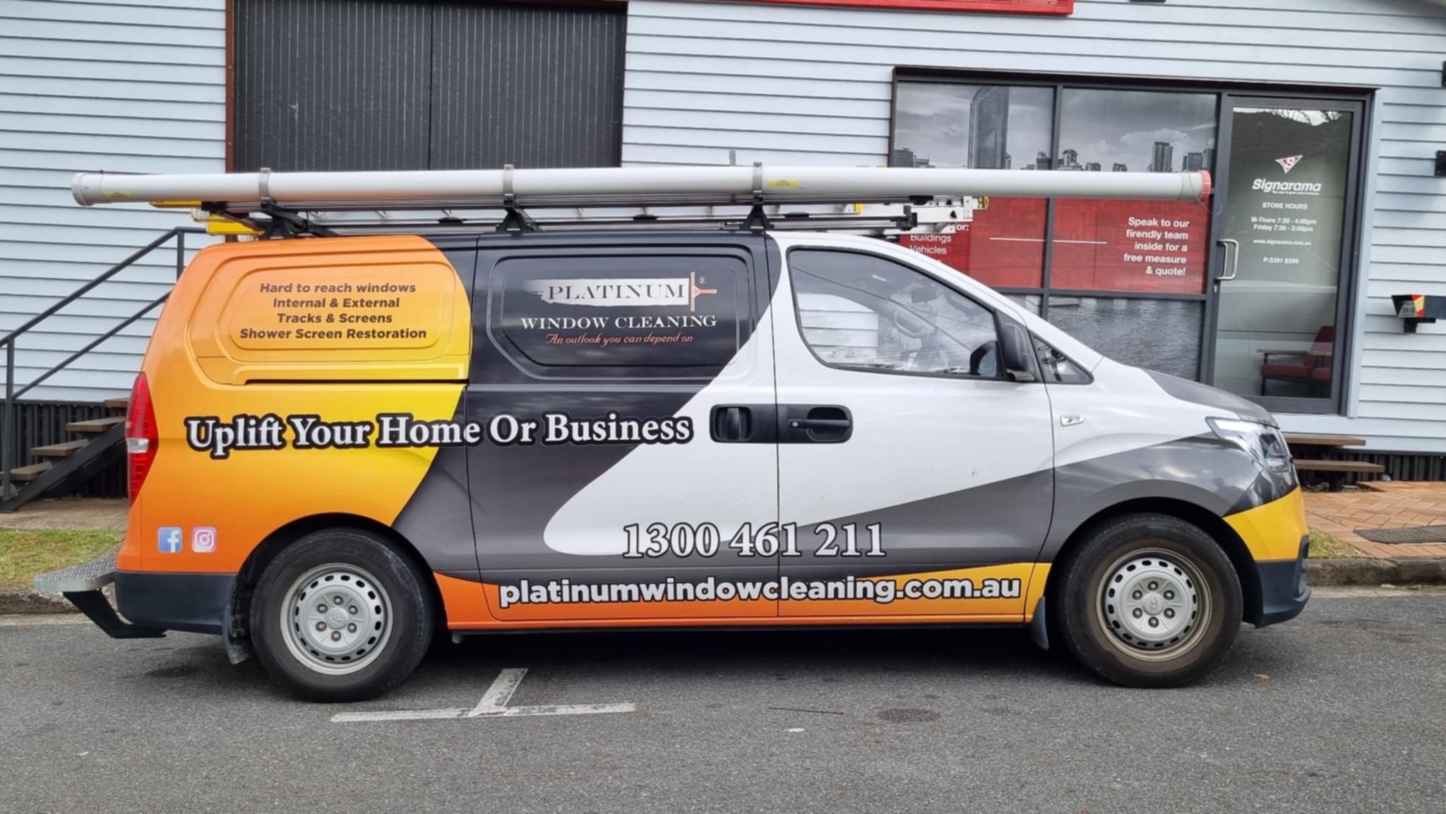 Wrap Removal & Decal Refresh for Platinum Window Cleaning