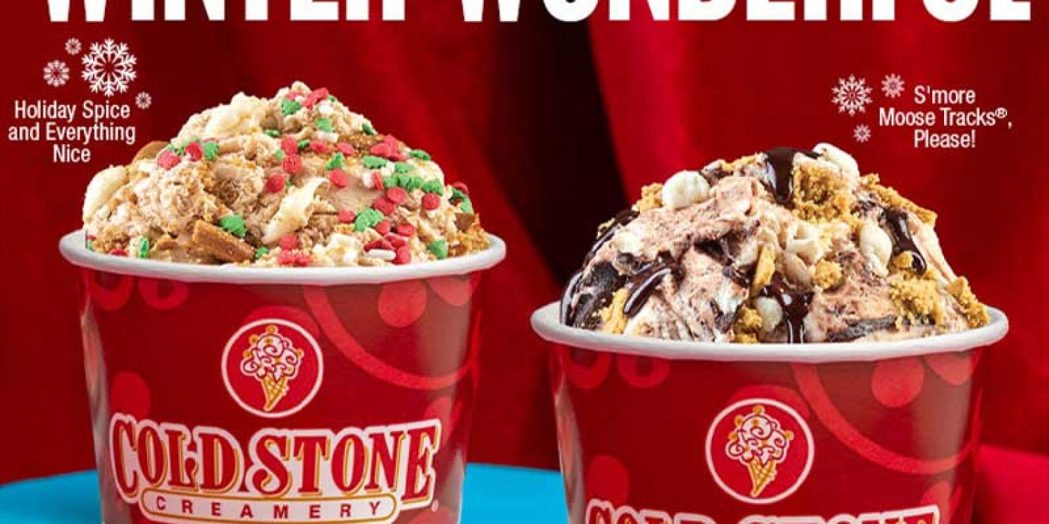 Cold Stone's Seasonal Treats are Here to Save Your Holidays!