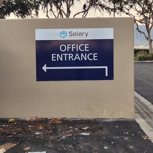 Selery Fulfillment Ontario Office Entrance ACM Panel