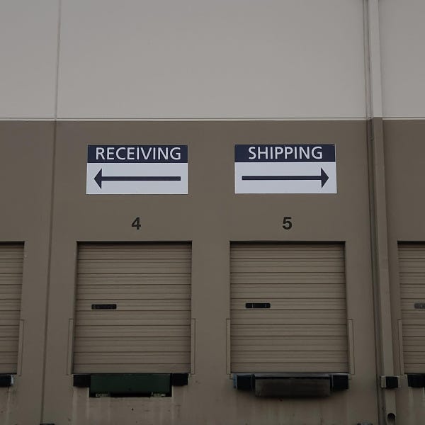 Selery Fulfillment Dock Receiving and Shipping ACM Panels