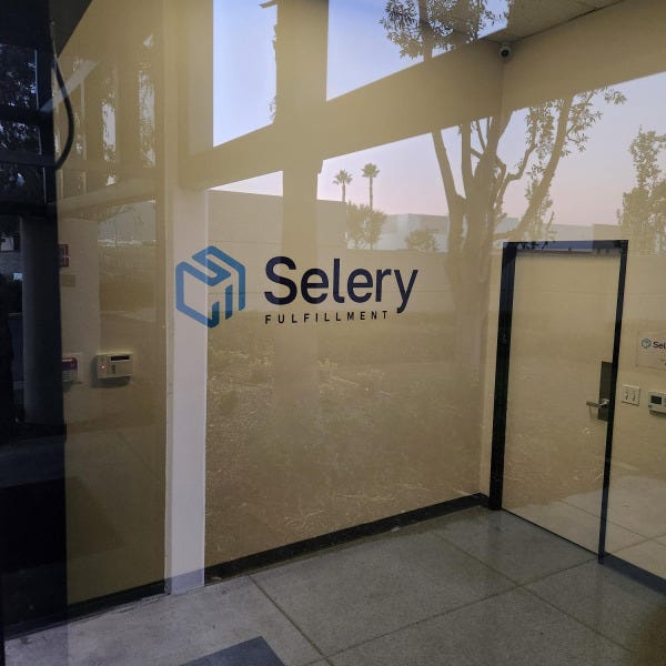 Selery Fulfillment Ontario Interior Vinyl Wall Logo and Graphics Lobby 2