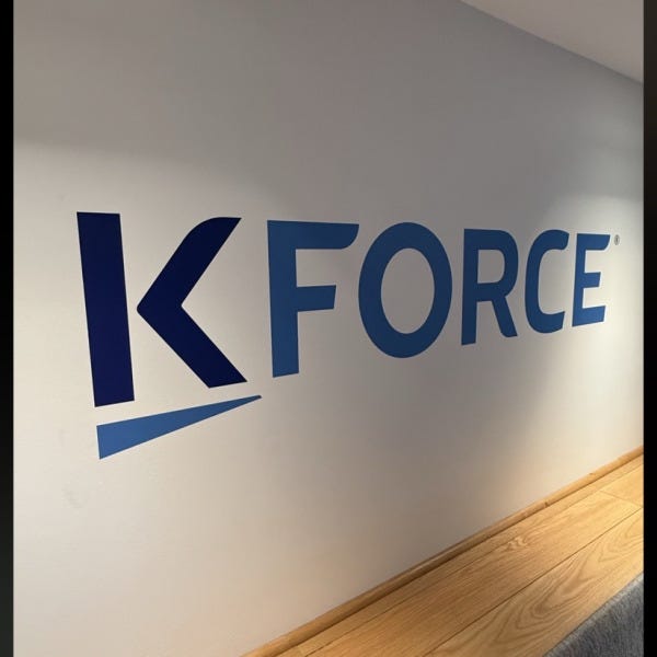 Corporate Wall Graphics for Kforce in Fairfax – Brand Reinforcement by Signarama Tysons