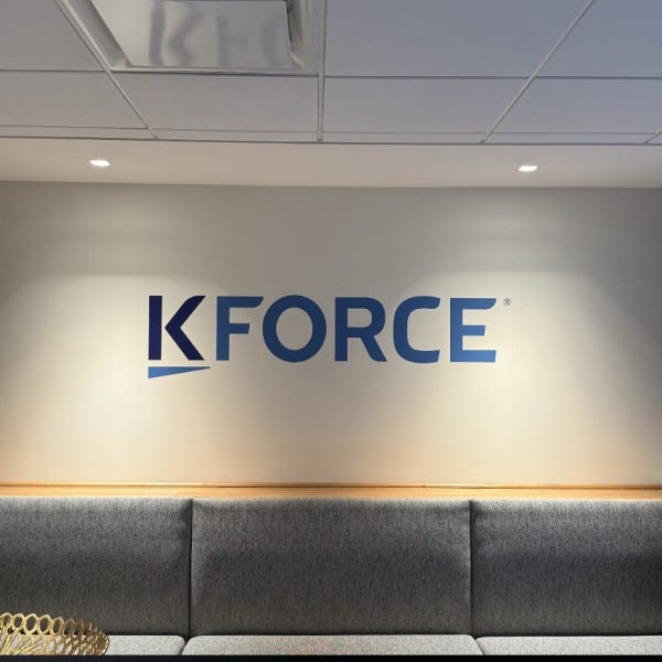 Corporate Wall Graphics for Kforce in Fairfax – Brand Reinforcement by Signarama Tysons