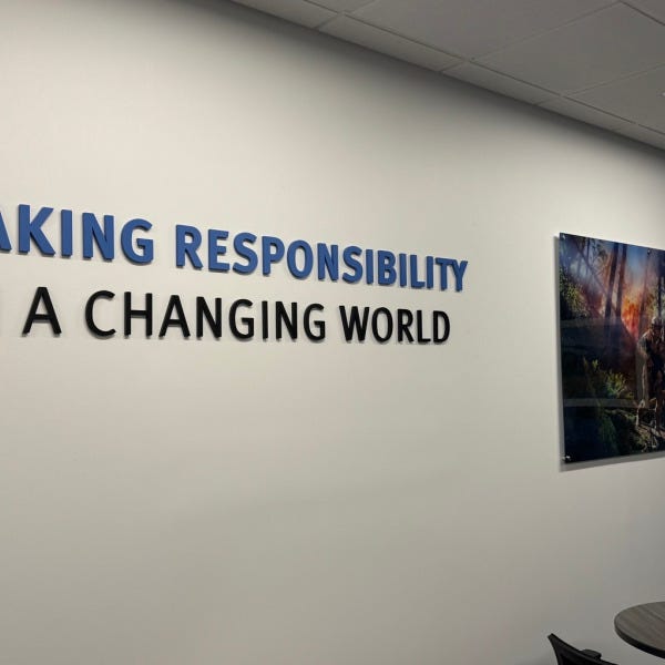 Rheinmetall Office Branding – Direct Print Acrylic Artwork Installation in McLean, VA