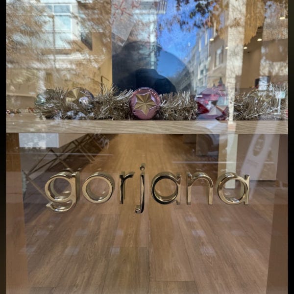 Holiday-Ready Sign Repair for Gorjana Bethesda | Acrylic Letter Experts