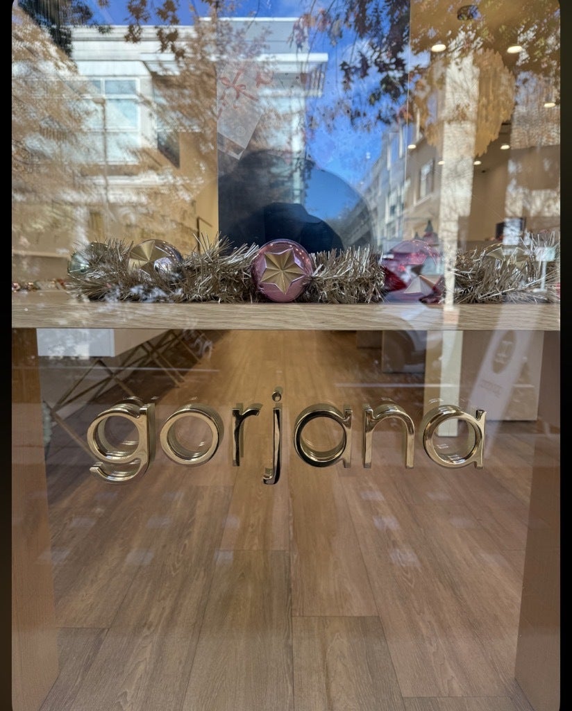 Holiday-Ready Sign Repair for Gorjana Bethesda | Acrylic Letter Experts