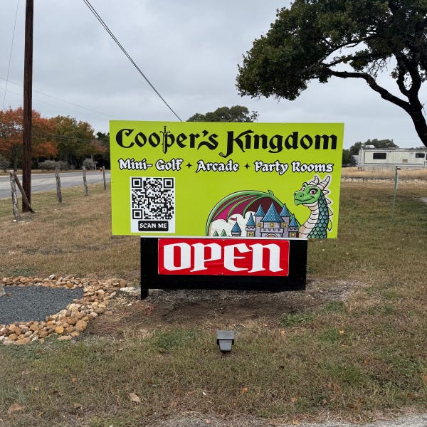 Coopers Kingdom_Exterior Sign 2