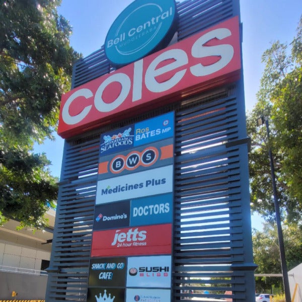 Light box faces for shopping centre directory