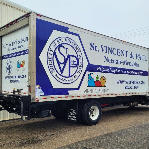 Vehicle Wrap: St. Vincent de Paul