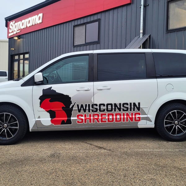 Vehicle Graphics: Wisconsin Shredding