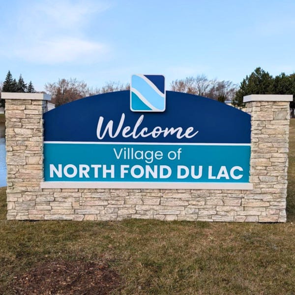 North Fond du Lac Monument Signage