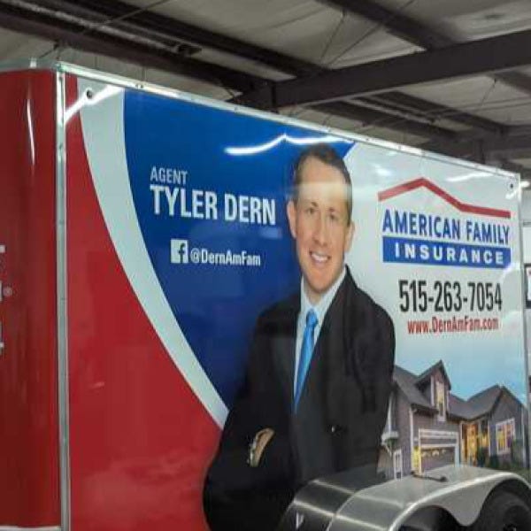 Ankeny - American Family Insurance Tyler Dern Trailer Nose Wrap