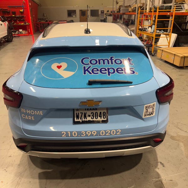 Comfort Keepers_Vehicle Graphics_Wrap_Rear