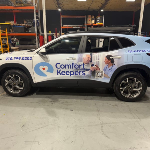 Comfort Keepers_Vehicle Graphics_Wrap_Driver Side
