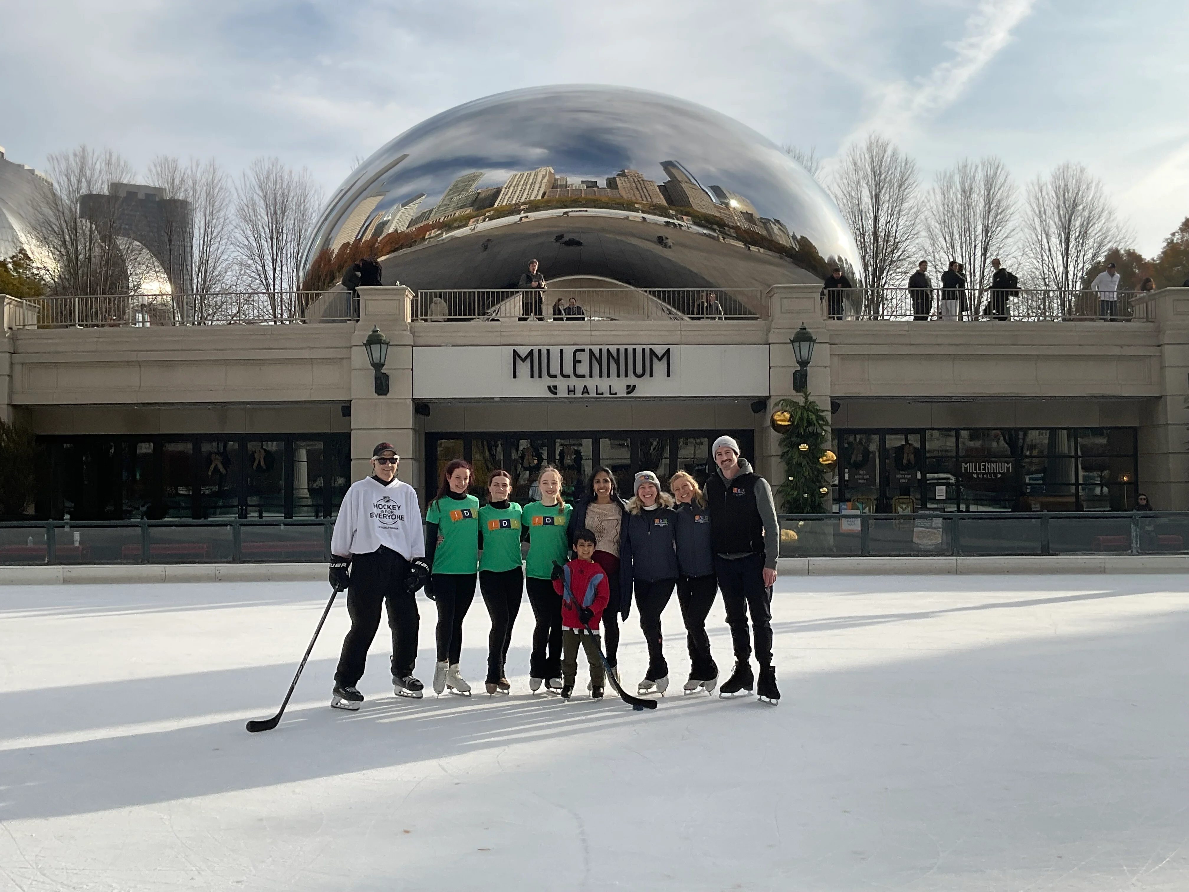 Fully Promoted of St. Charles made it to Millennium Park Ice Rink