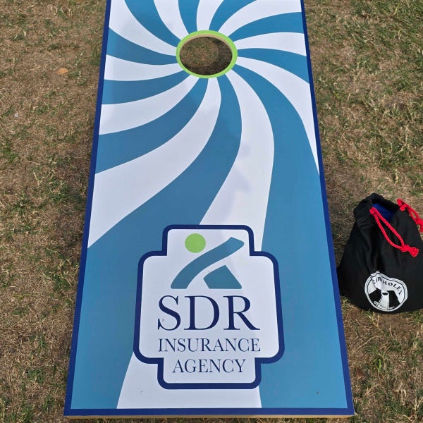 Custom cornhole boards make great corporate gifts!