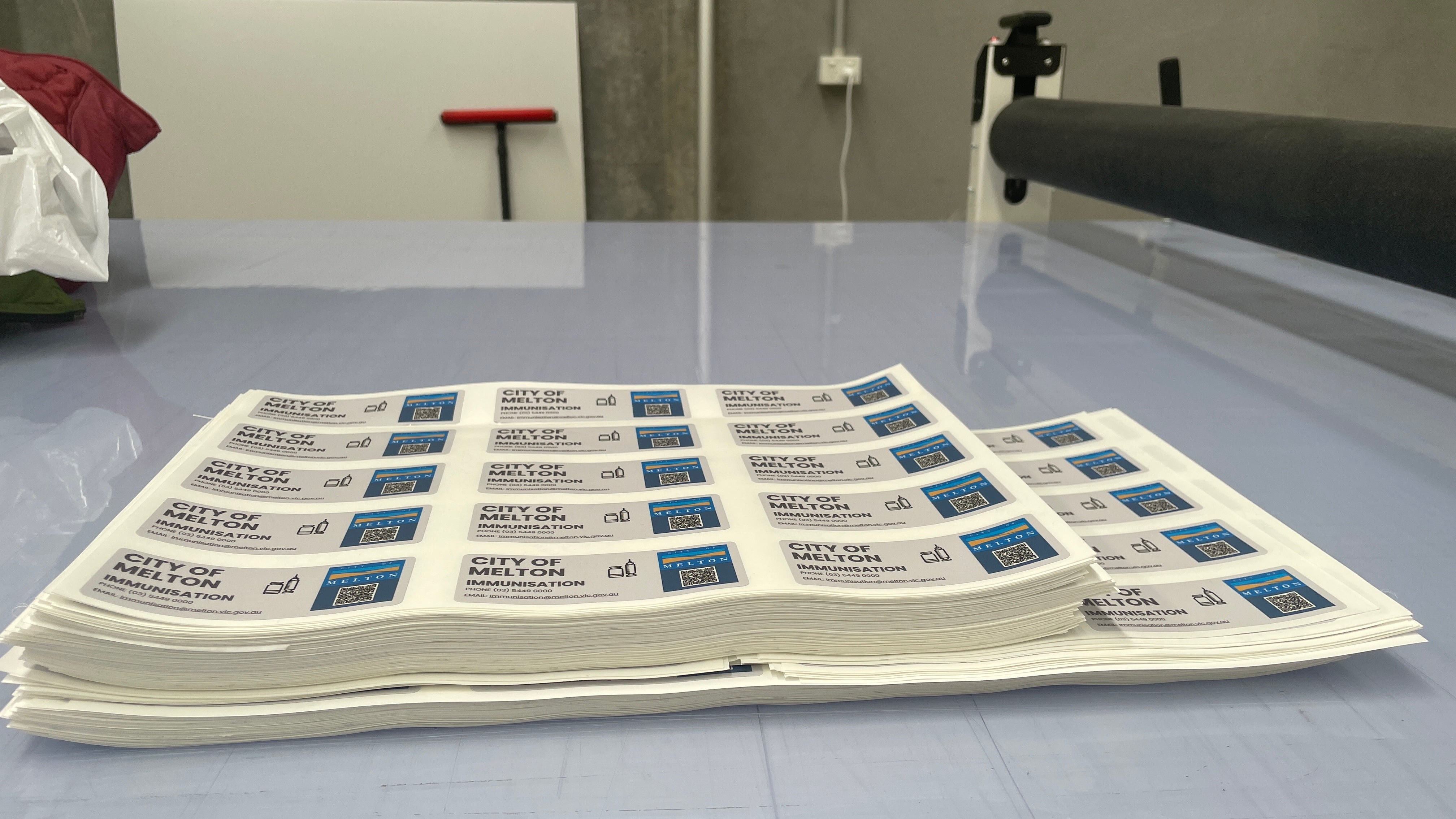Bulk Sticker Order for Melton City Council