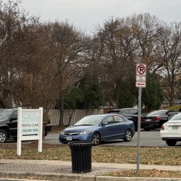 New Post & Panel Sign Installed for Smile Dental in Historic Herndon