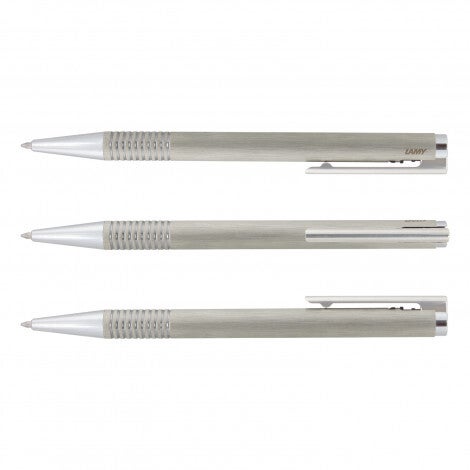 LAMY Logo Pen - Brushed Steel