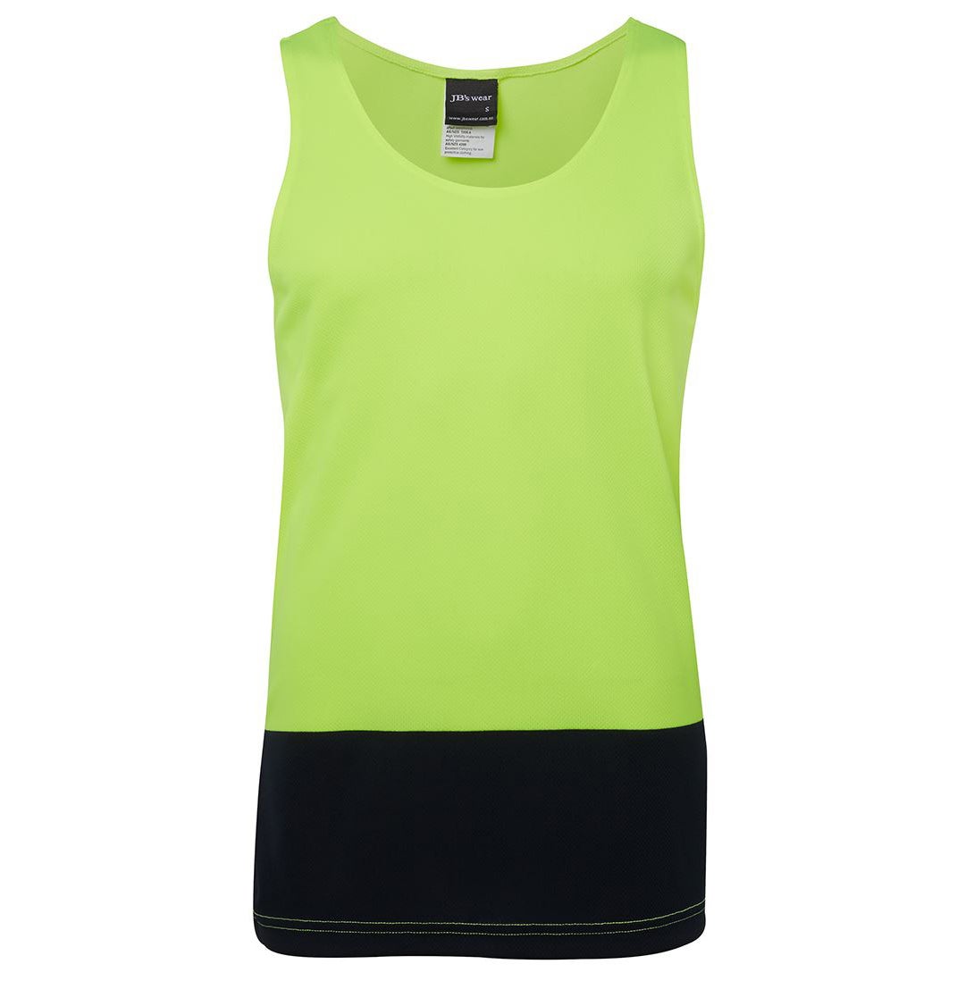 JB's Hi Vis Men's Traditional Singlet