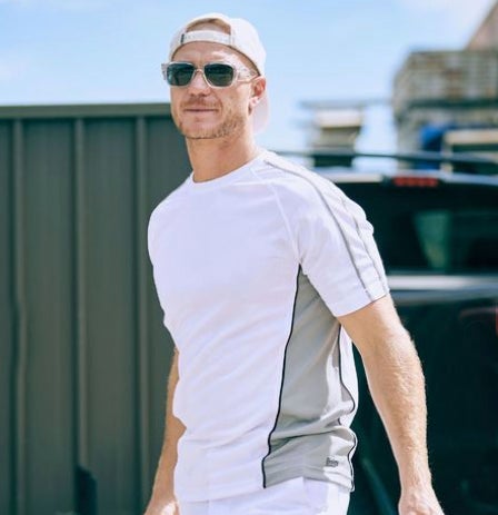 Painters White Hi Vis Contrast Tee