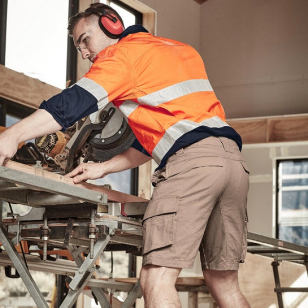 Custom Mens Streetworx Curved Cargo Short