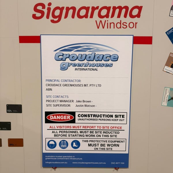 Custom Corflute Sign for Aussie Businesses