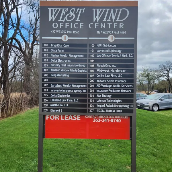 exterior signage - directory