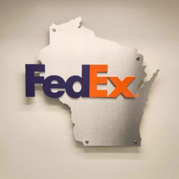 fedex interior signage