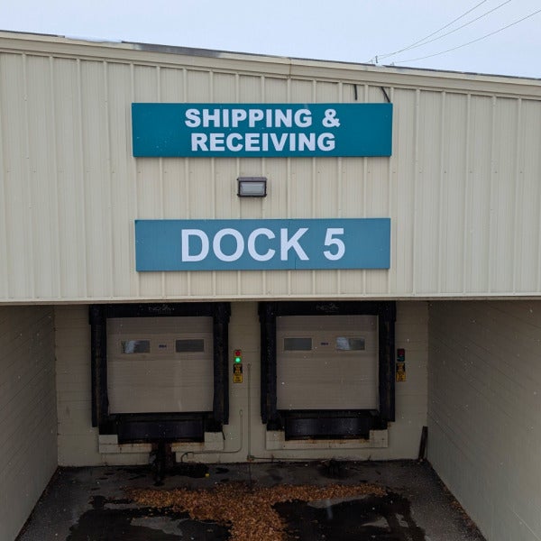 exterior safety directional signage