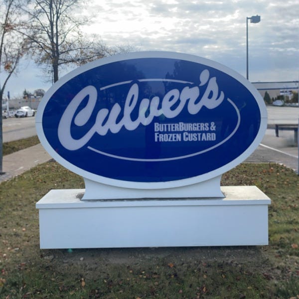 culvers sign